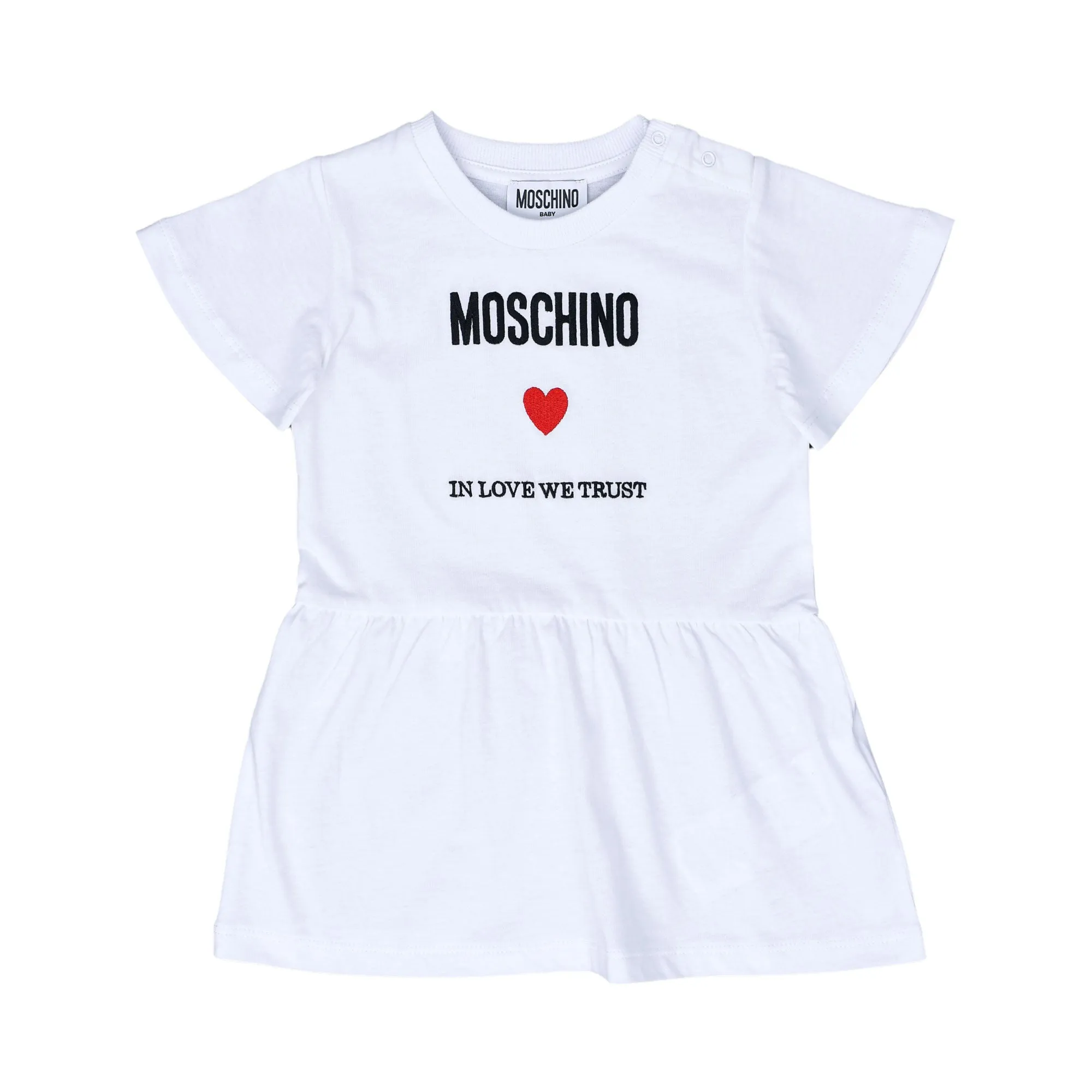 Moschino Kids Baby Girl's White Dress