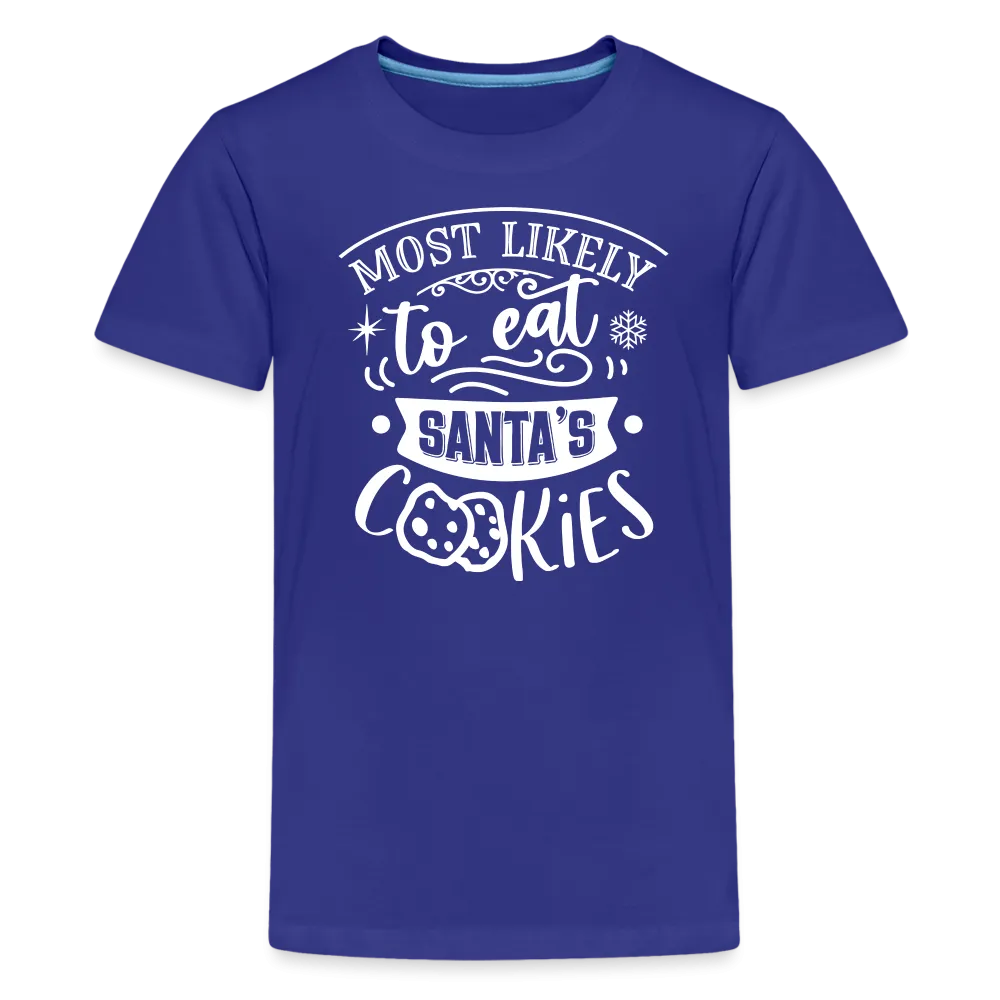 Most Likely to eat Santa's Cookies Kids' Premium T-Shirt (CK-0003)