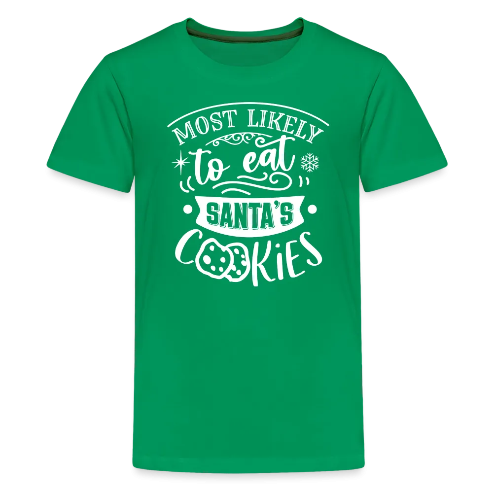 Most Likely to eat Santa's Cookies Kids' Premium T-Shirt (CK-0003)