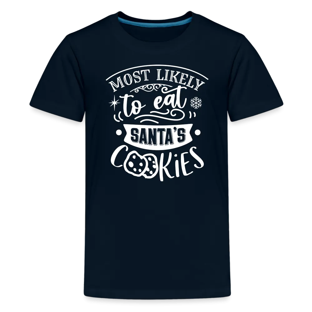 Most Likely to eat Santa's Cookies Kids' Premium T-Shirt (CK-0003)