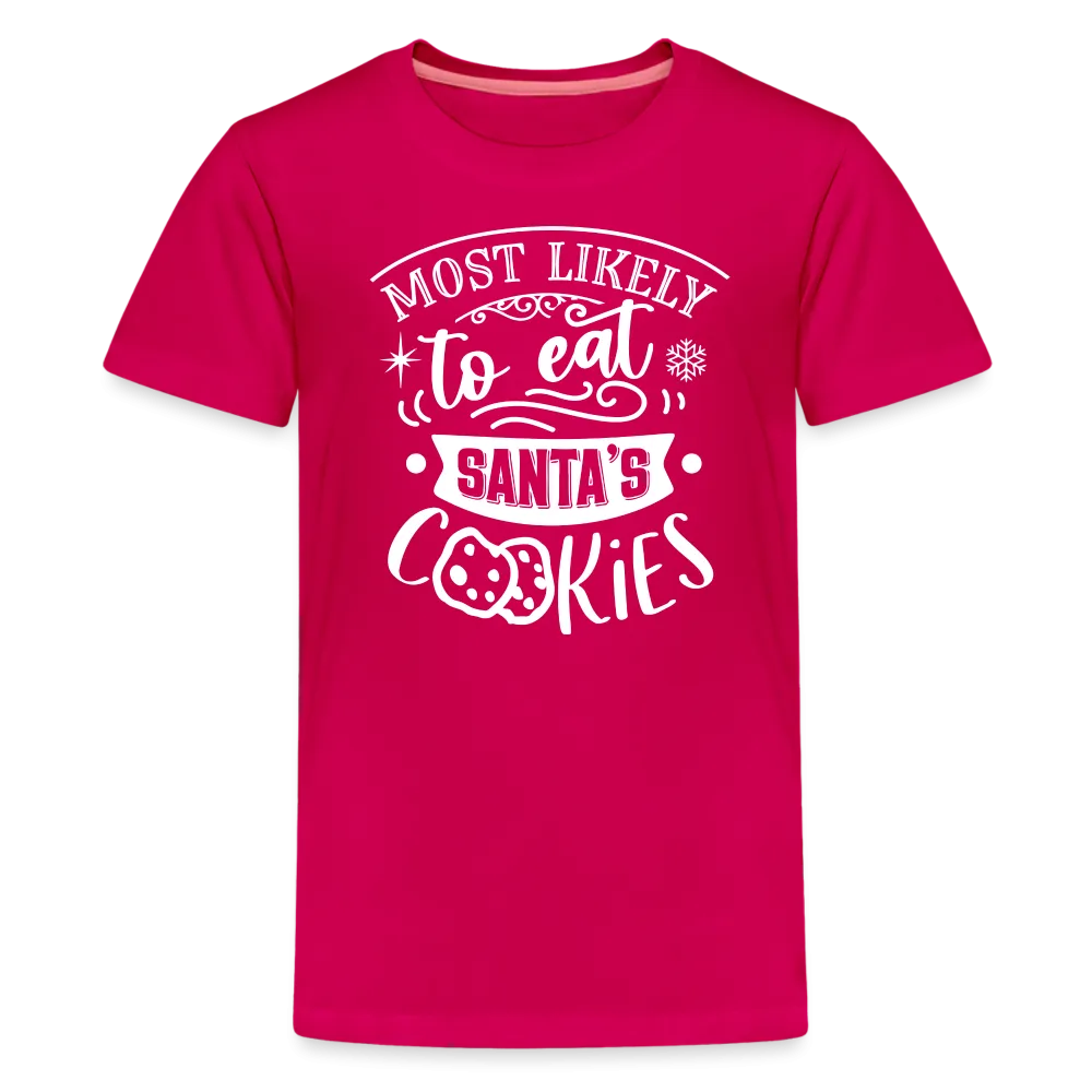 Most Likely to eat Santa's Cookies Kids' Premium T-Shirt (CK-0003)