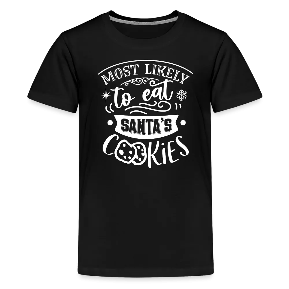 Most Likely to eat Santa's Cookies Kids' Premium T-Shirt (CK-0003)