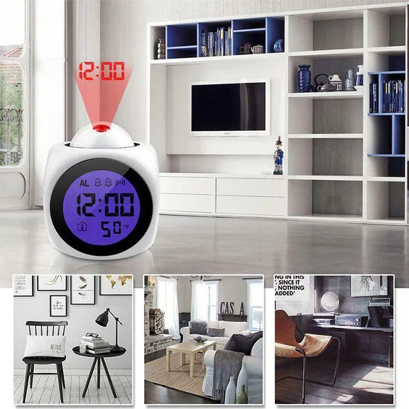 multifunktionale LCD-Uhr