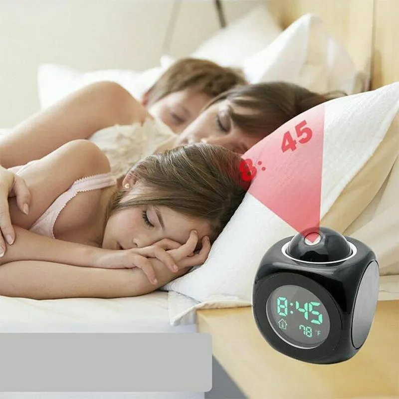 multifunktionale LCD-Uhr