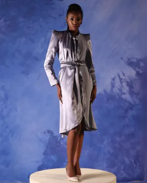 Nafisa Padded Shoulder Dress
