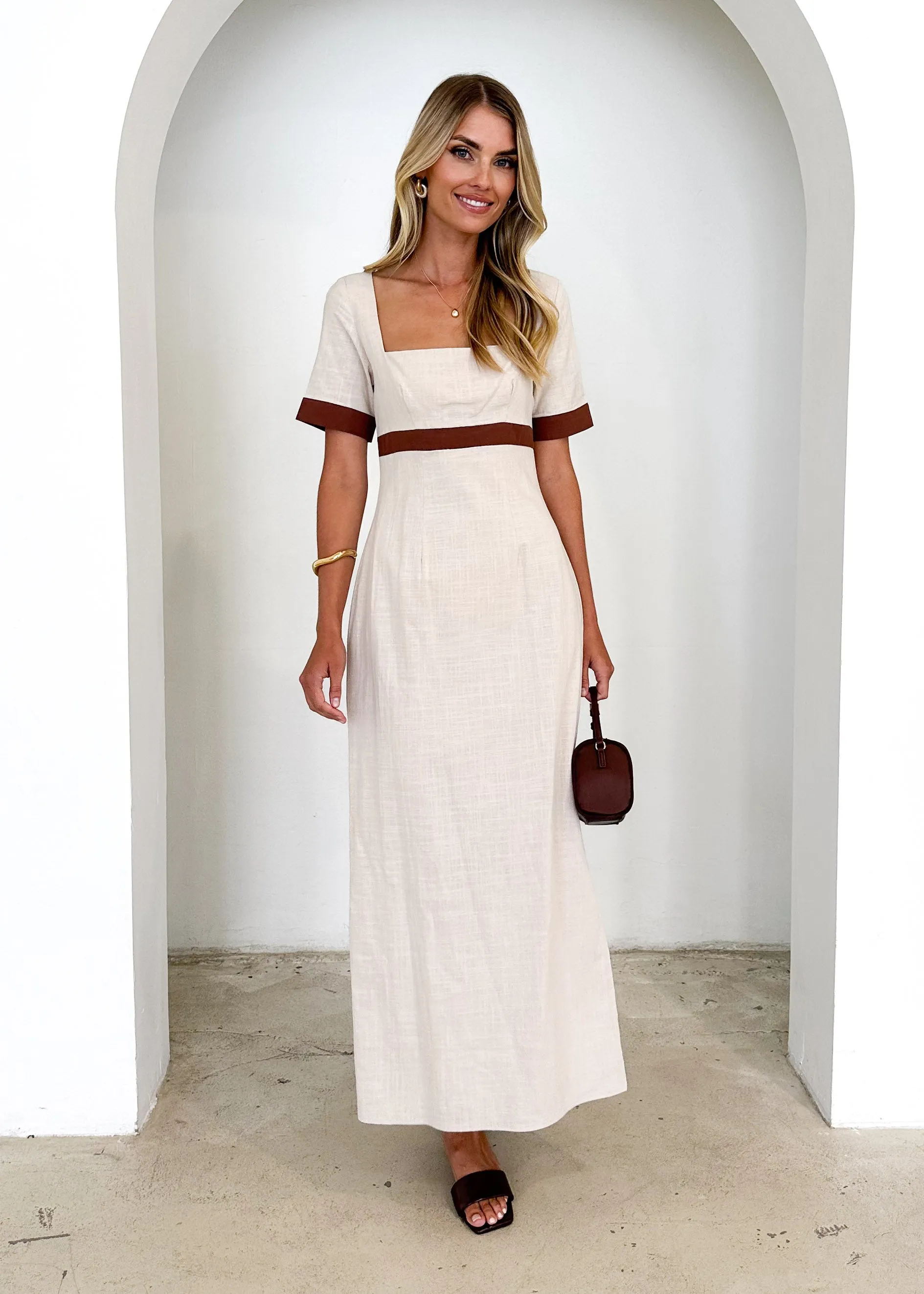 Naomi Maxi Dress - Cream