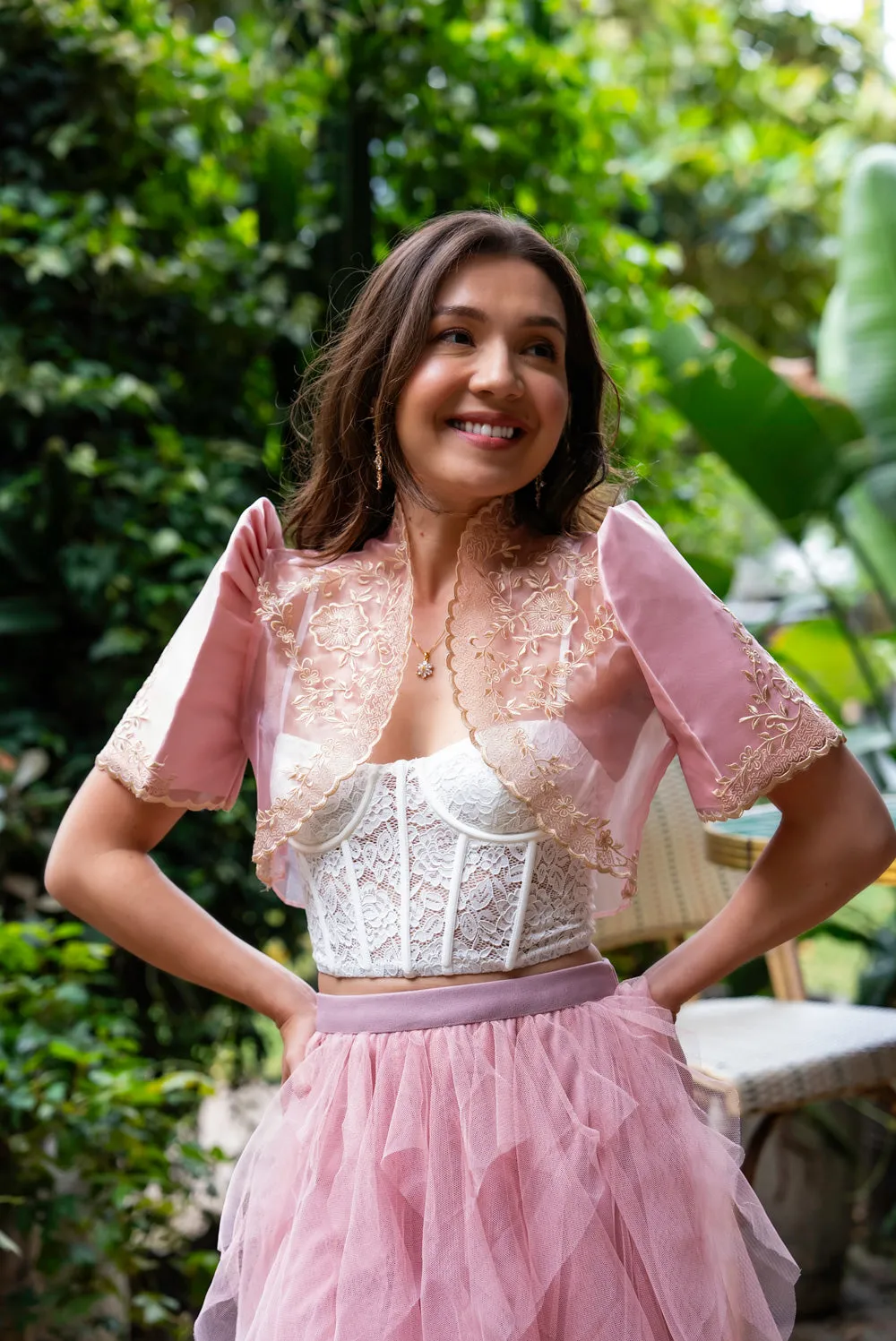 Nene Mestiza Bolero (Blush Pink)