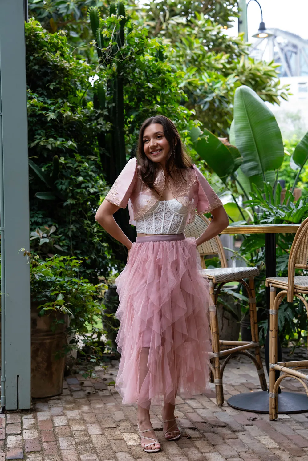 Nene Mestiza Bolero (Blush Pink)