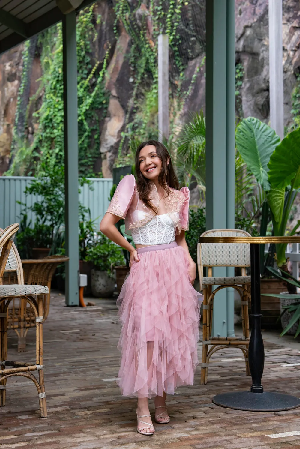 Nene Mestiza Bolero (Blush Pink)