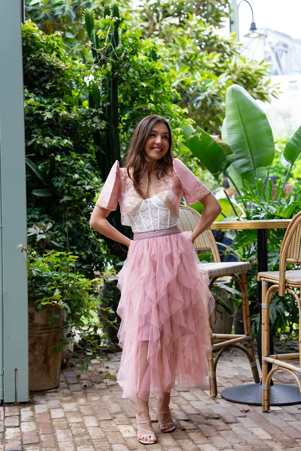 Nene Mestiza Bolero (Blush Pink)