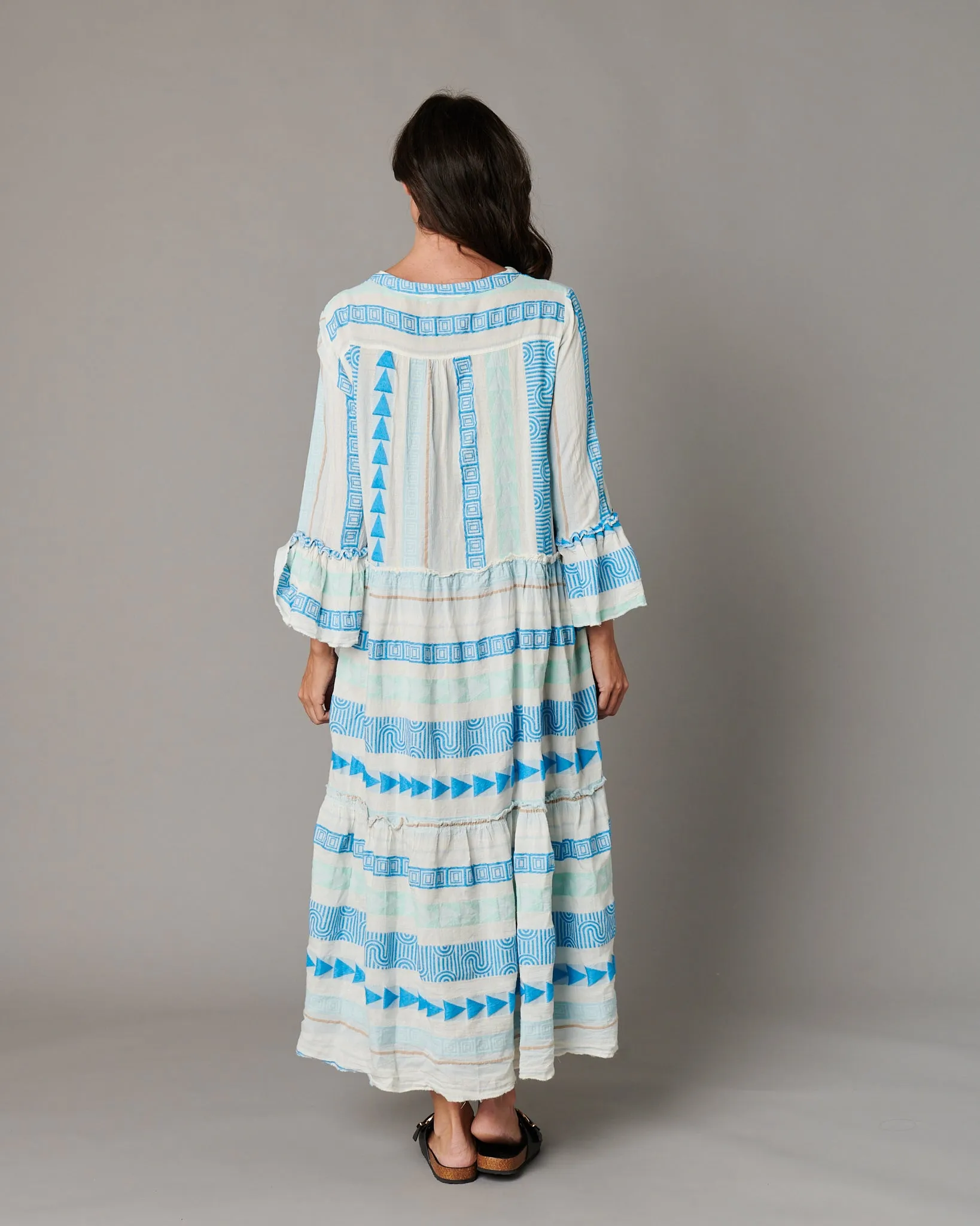 Neon Aztec Maxi Dress