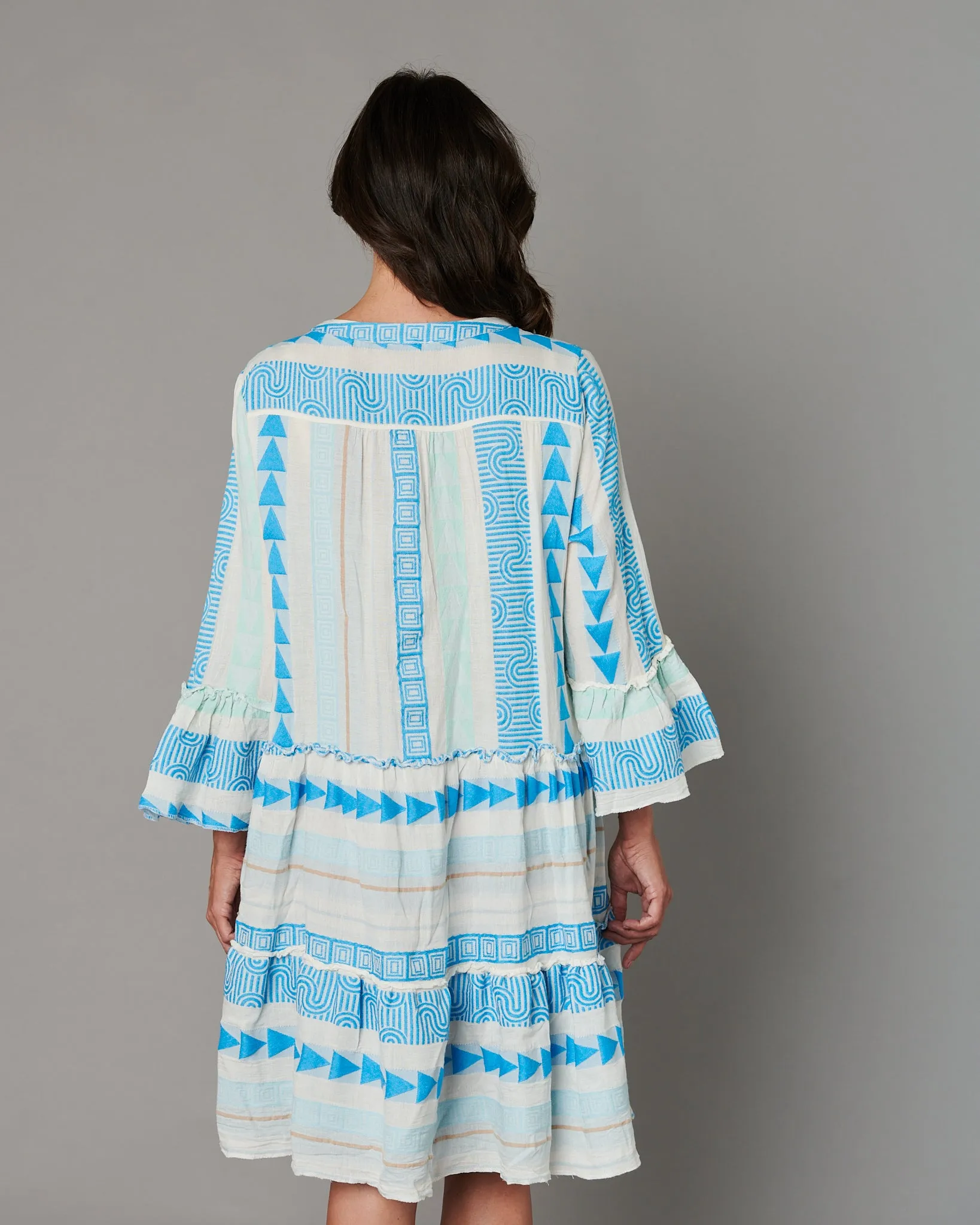 Neon Aztec Midi Dress