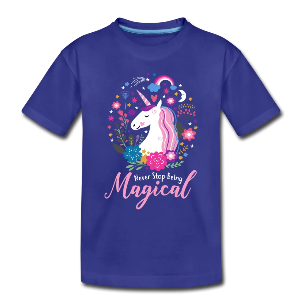 Never Stop Being Magical Kids' Premium T-Shirt (CK1520)