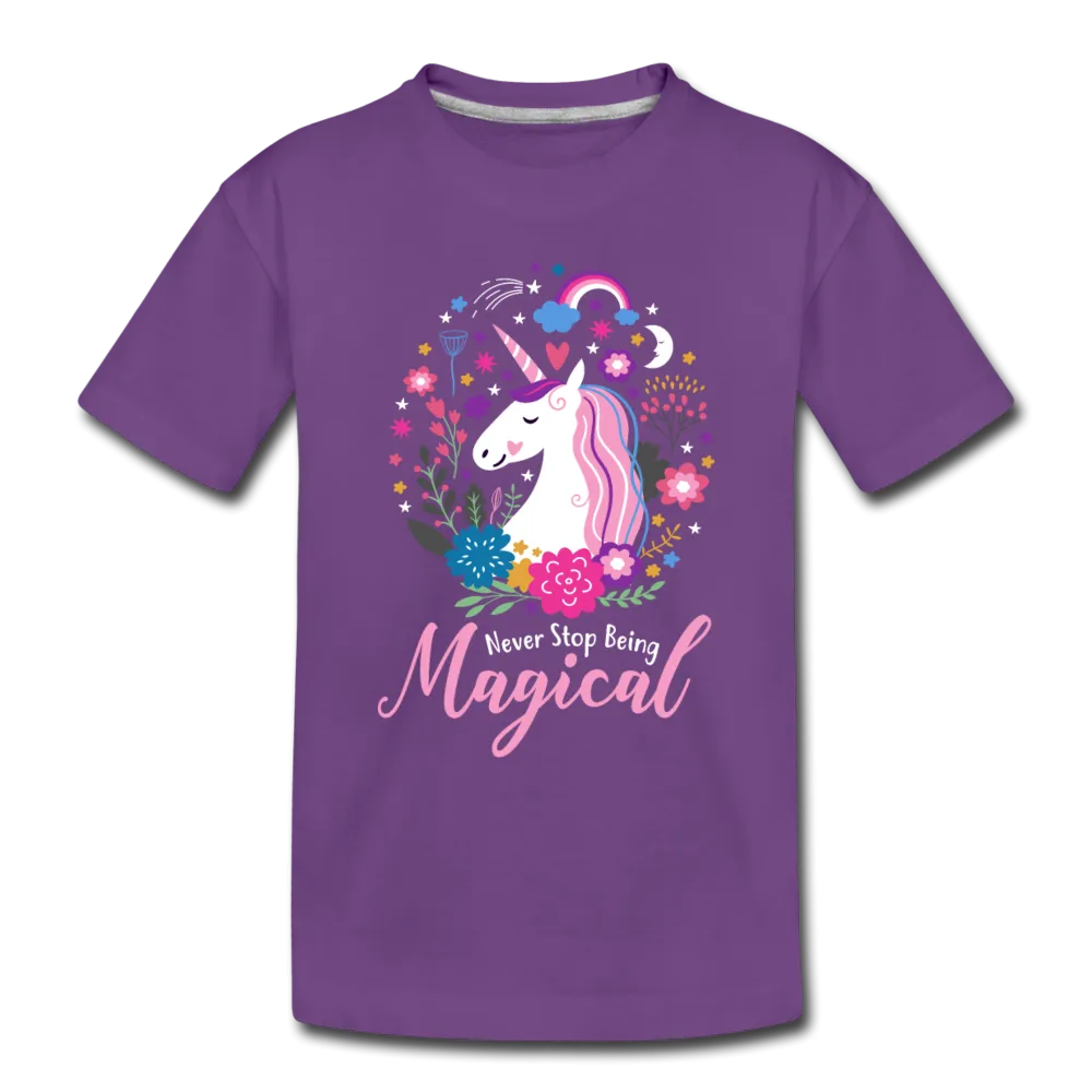 Never Stop Being Magical Kids' Premium T-Shirt (CK1520)