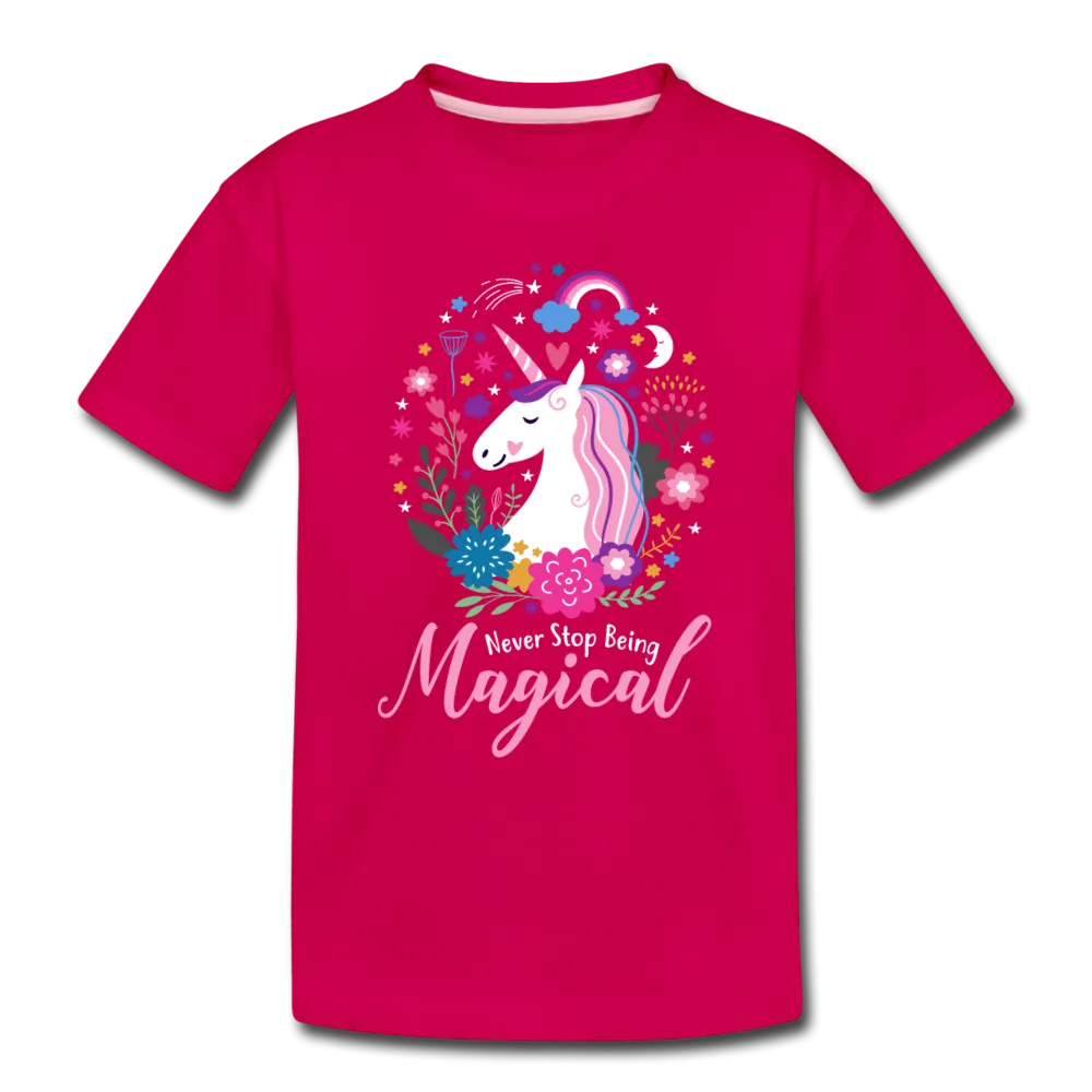 Never Stop Being Magical Kids' Premium T-Shirt (CK1520)