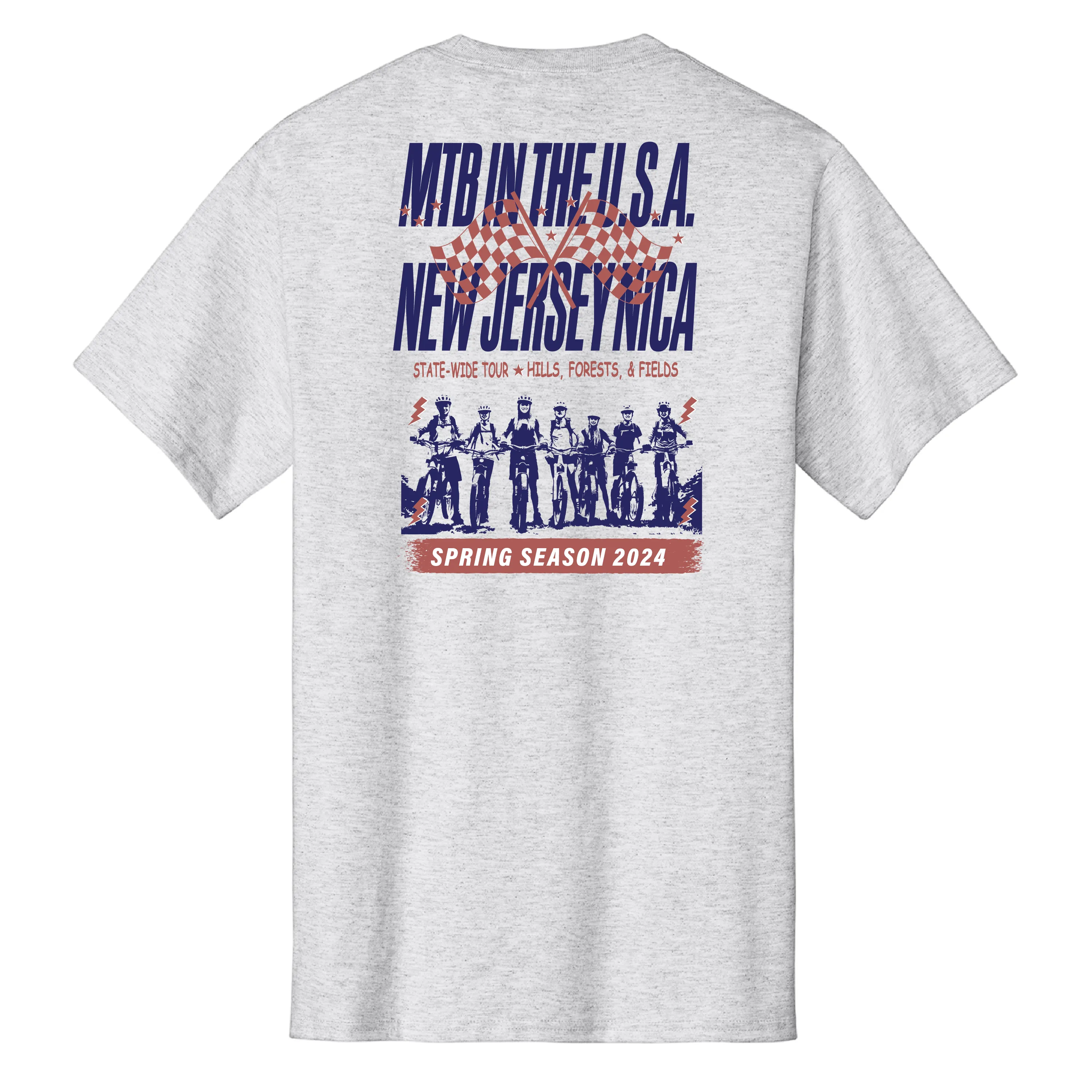 New Jersey NICA MTB In The USA Tee
