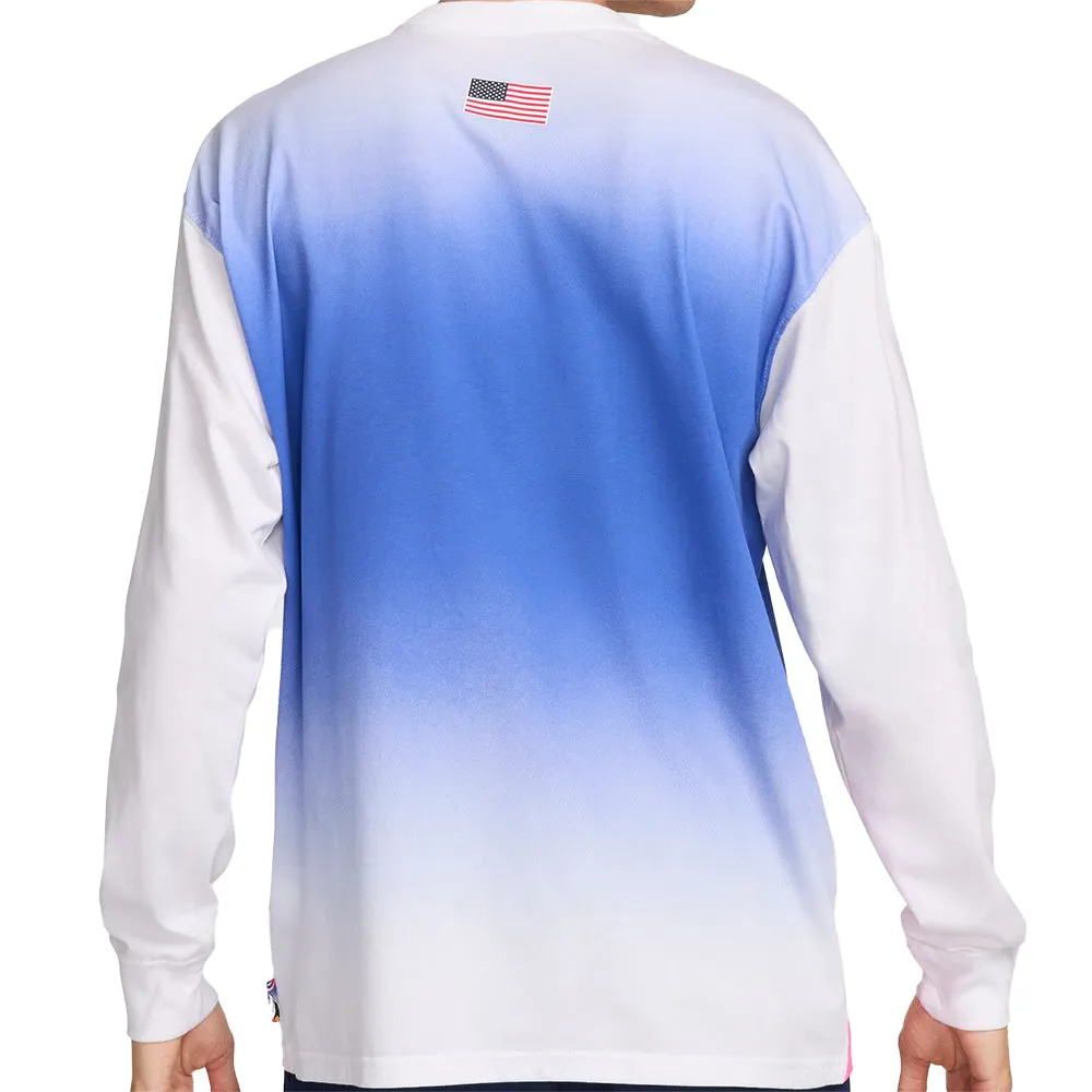 Nike SB USA Long-Sleeve Skate T Shirt White