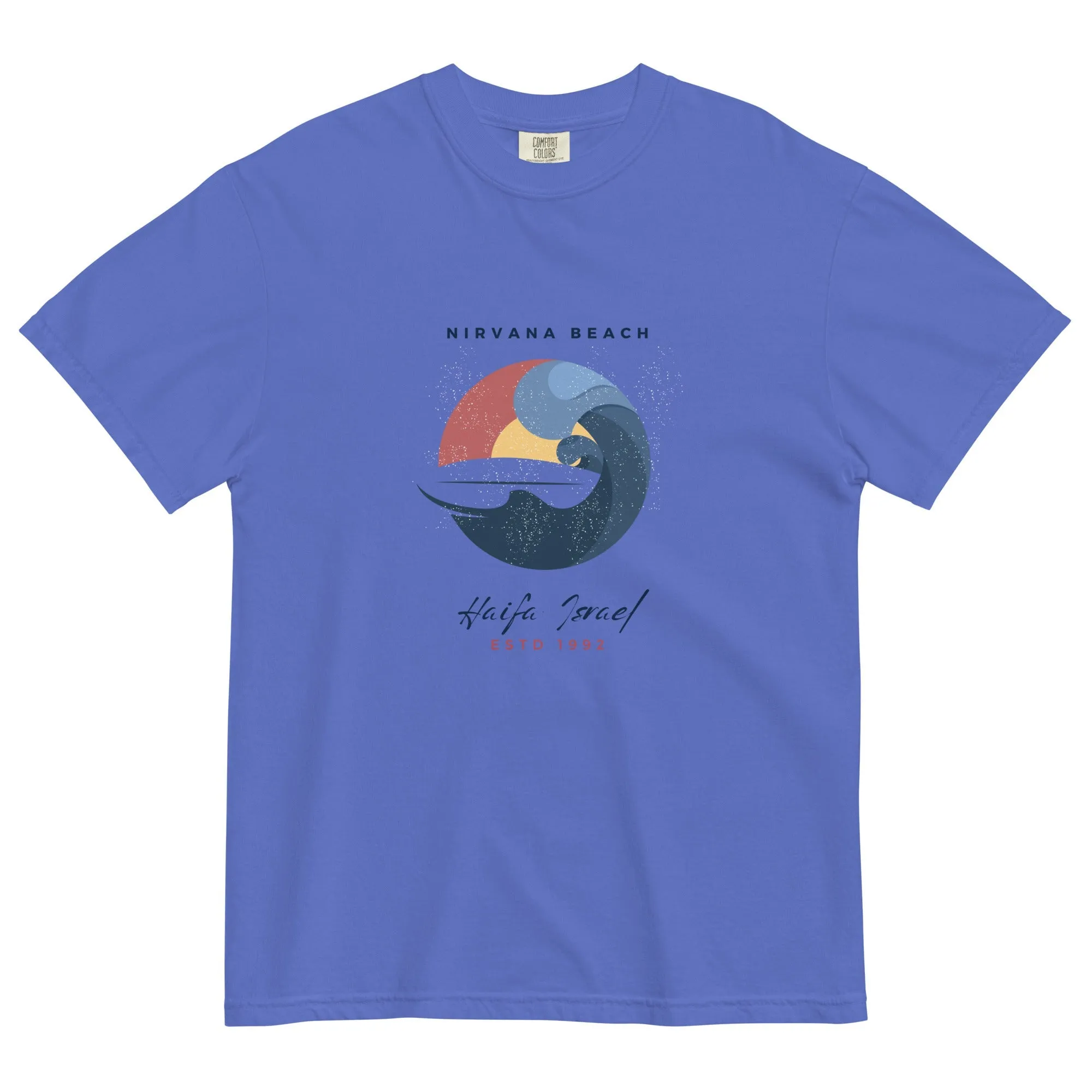 Nirvana Beach women's garment-dyed heavyweight t-shirt
