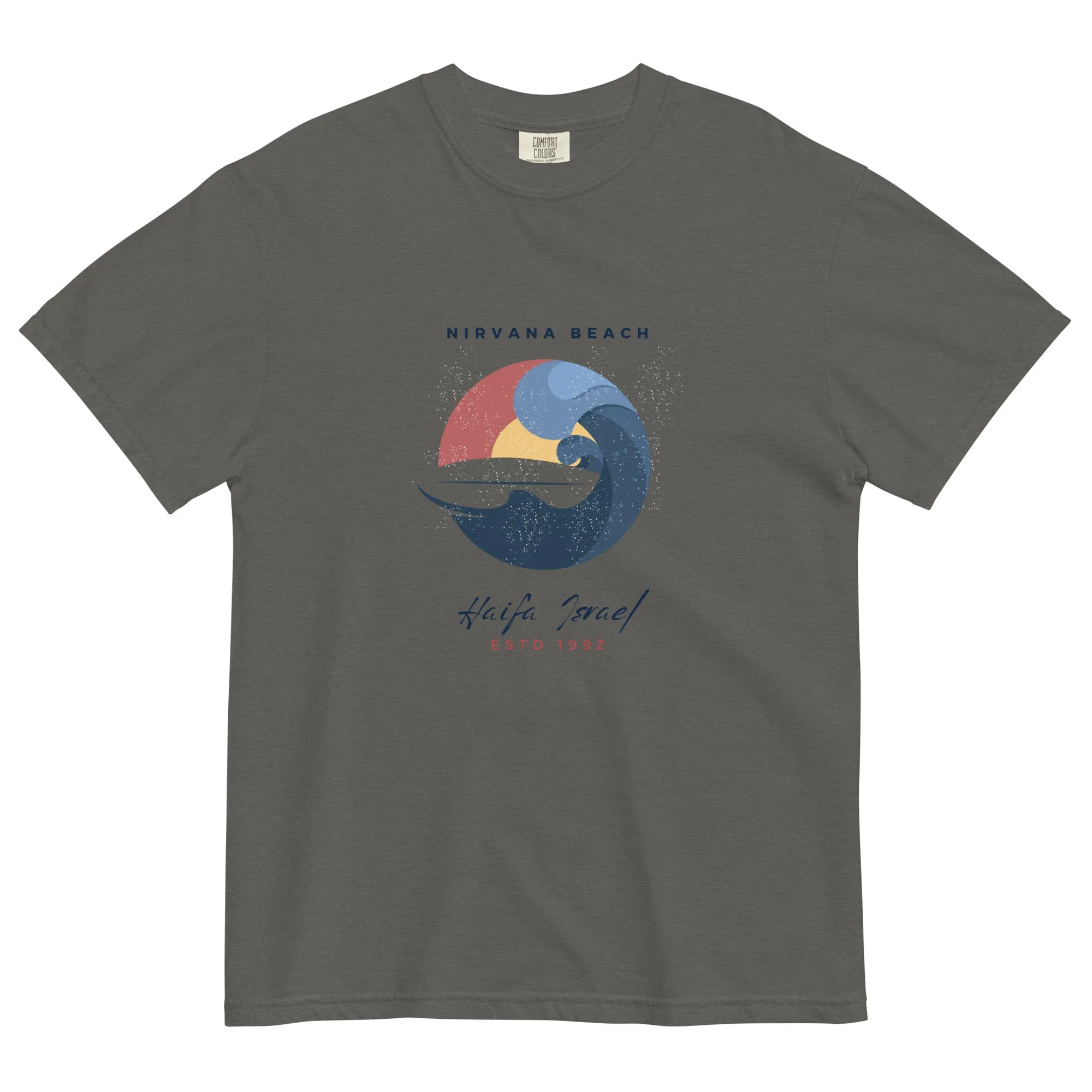 Nirvana Beach women's garment-dyed heavyweight t-shirt