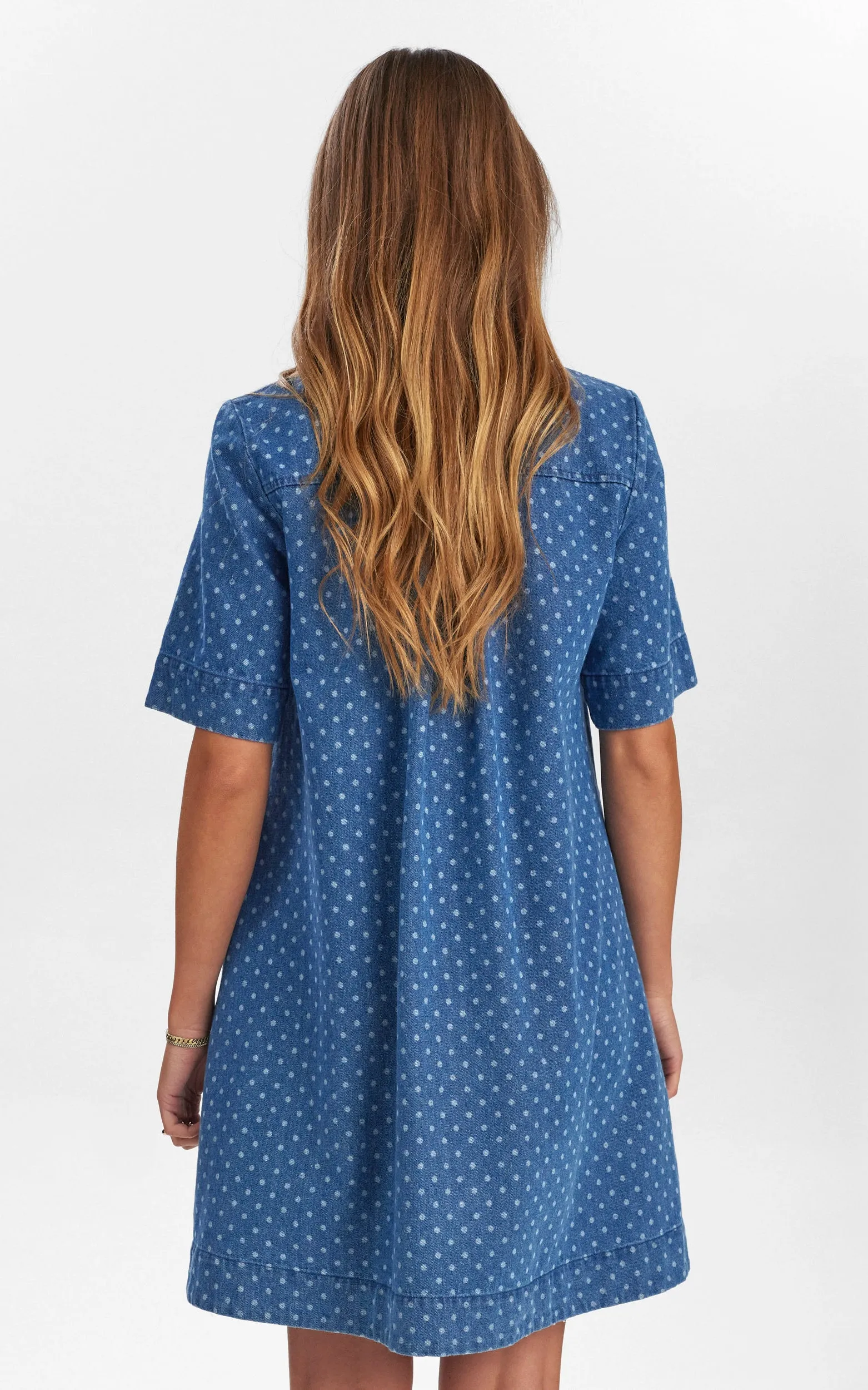 Nuhaddie Dress Medium Blue Denim