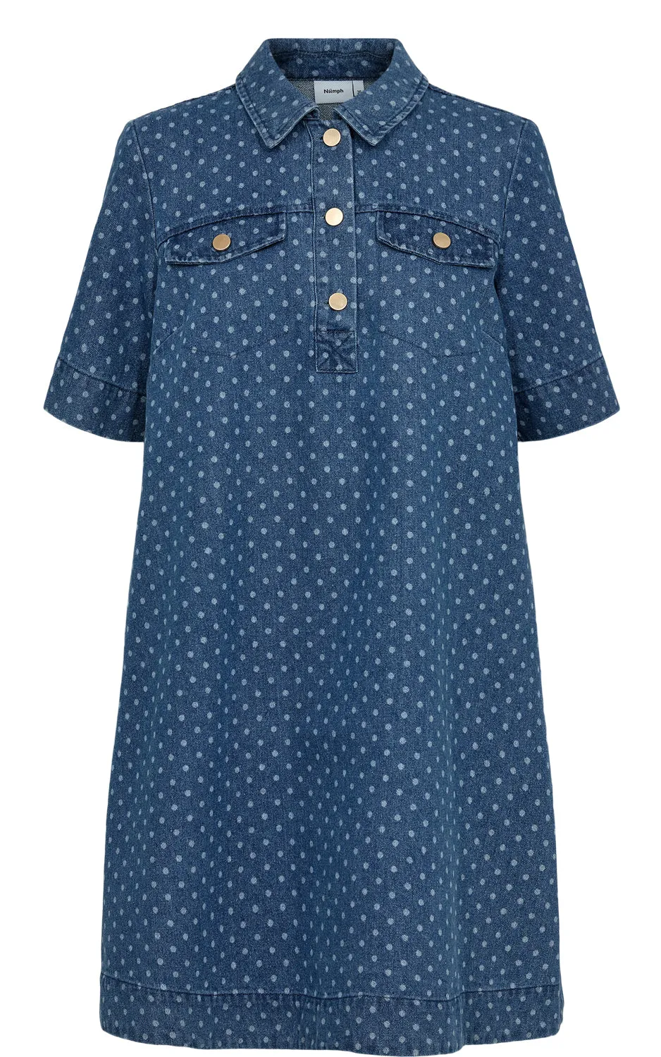 Nuhaddie Dress Medium Blue Denim