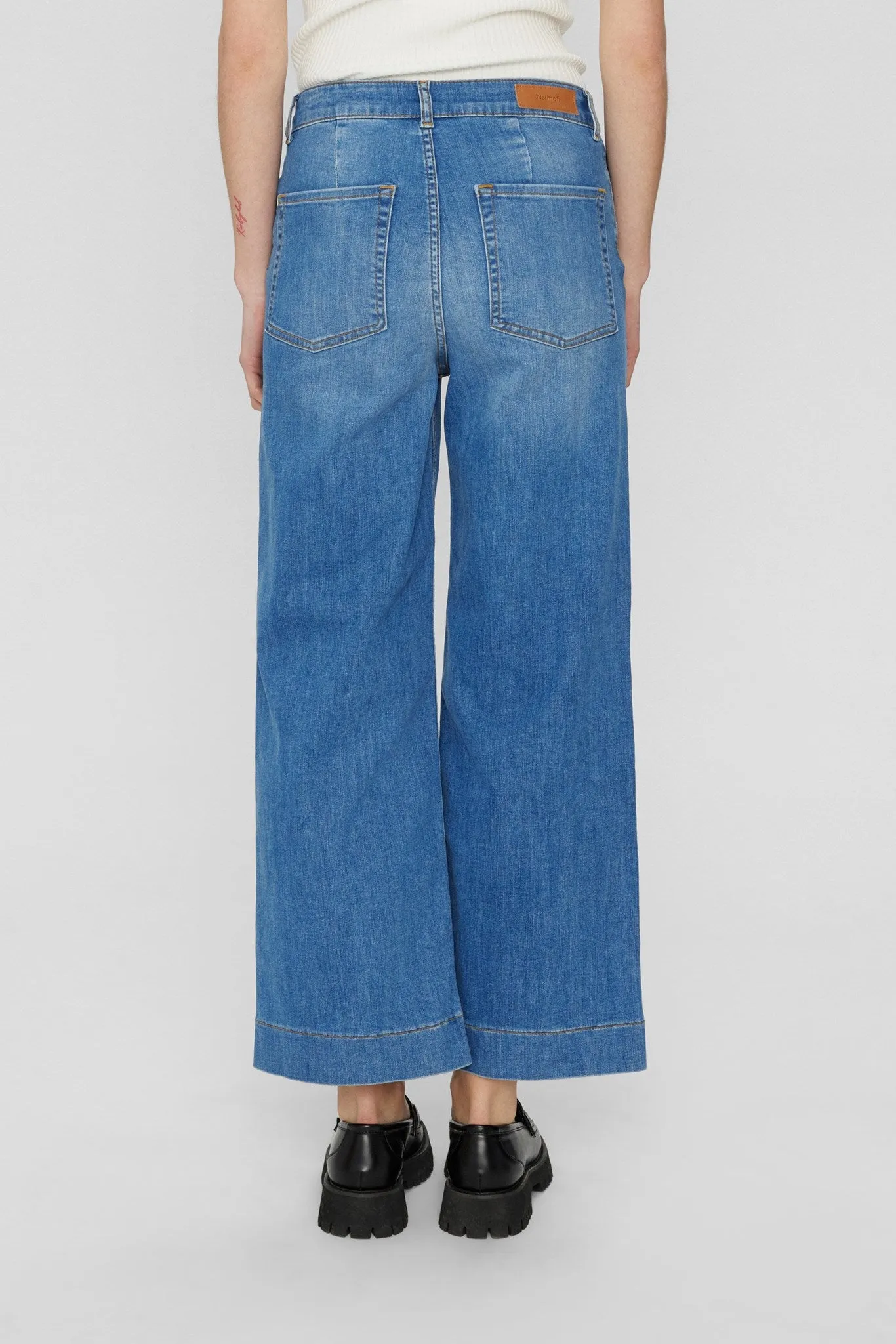 NUPARIS JEANS CROPPED LIGHT BLUE - Light Blue Denim