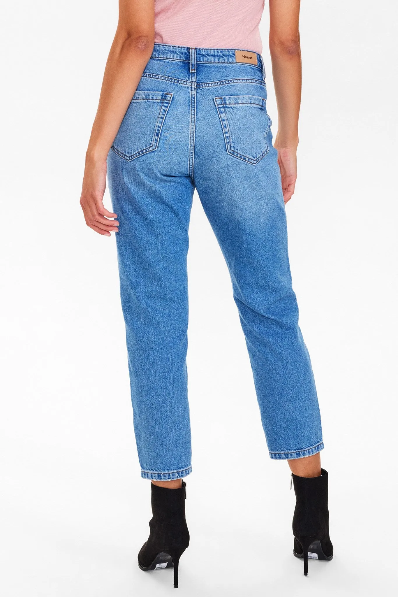 NUROCK MOM JEANS - Light Blue Denim