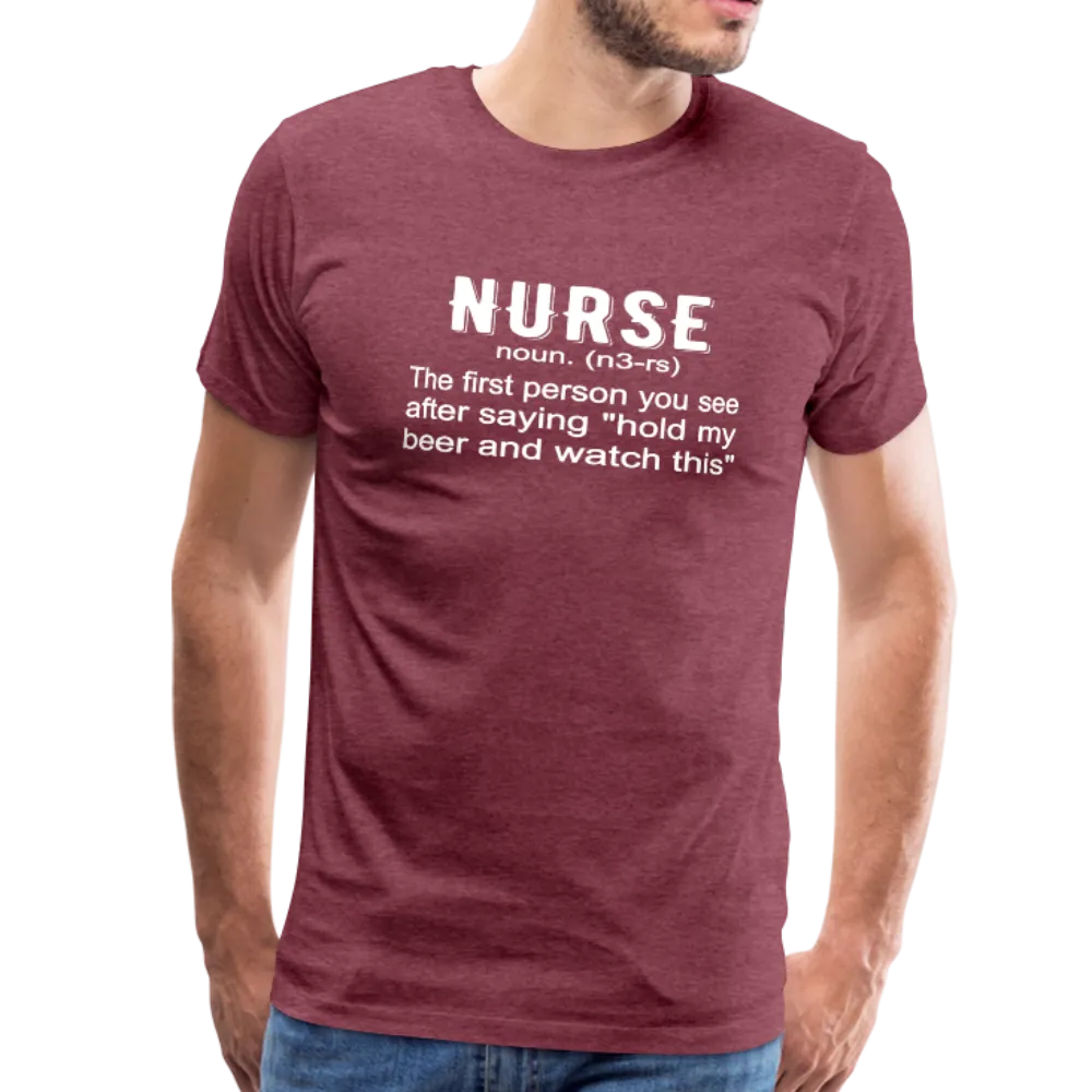 Nurse Men's Premium T-Shirt (CK1398)