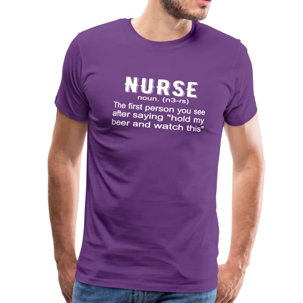 Nurse Men's Premium T-Shirt (CK1398)