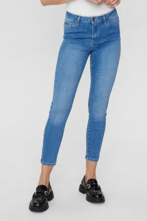 NUSIDNEY JEANS CROPPED LIGHT BLUE  - Light Blue Denim