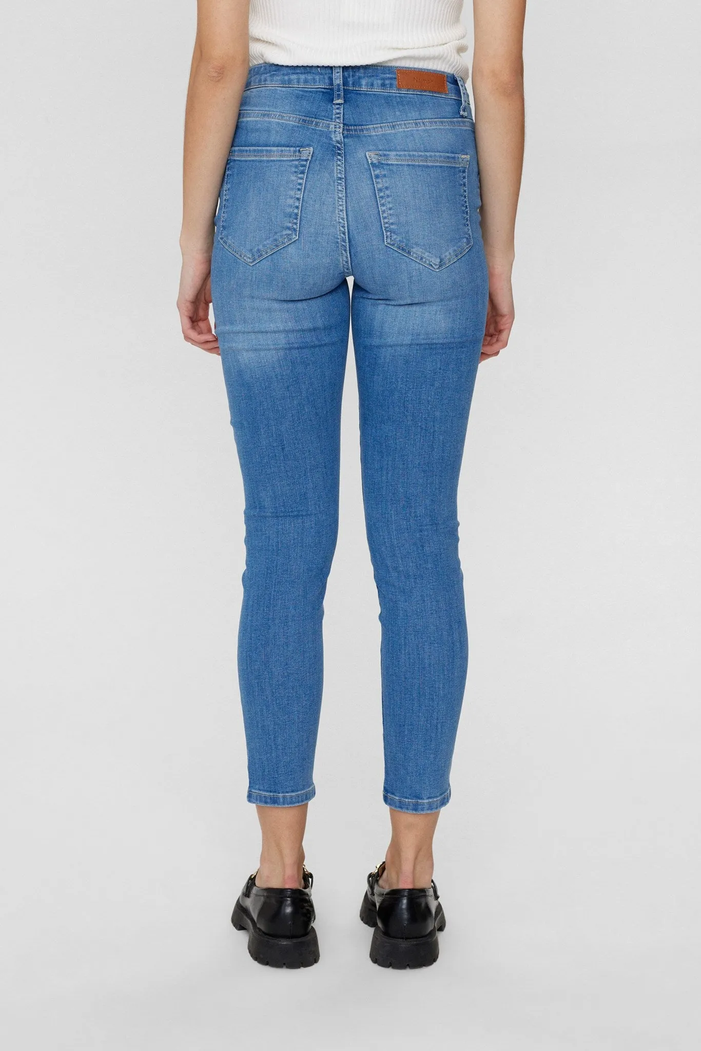 NUSIDNEY JEANS CROPPED LIGHT BLUE  - Light Blue Denim