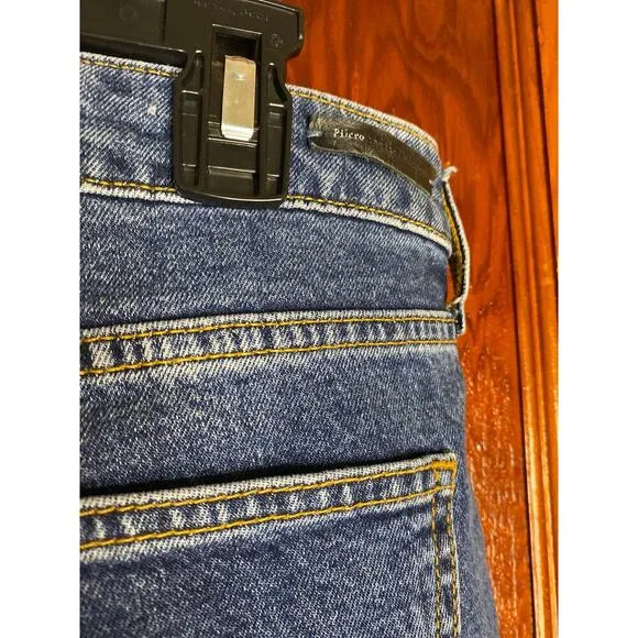 NWOT Anthropologie Pilcro Flare High Rise Jeans Floral Embroidery 29