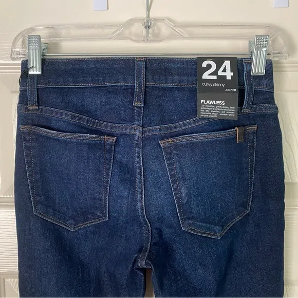 NWT Joe's Jeans Dark Blue Skinny Jean size 24 Curvy Skinny RN 149497