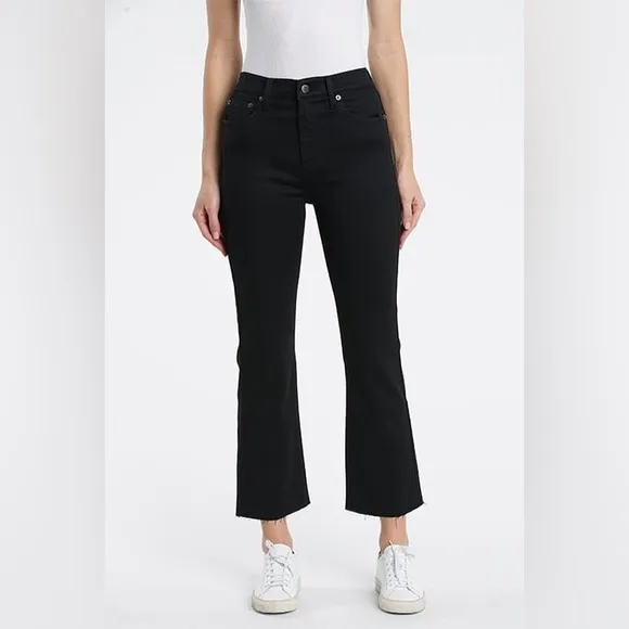 NWT Pistola Cropped High Rise Boot Cut Flare Jeans Size 32/14
