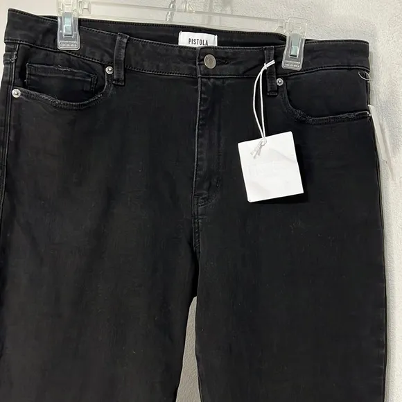 NWT Pistola Cropped High Rise Boot Cut Flare Jeans Size 32/14