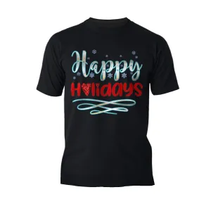 NYE Happy Holidays Snowflake Sparkle Xmas Eve Bling Party Men's T-Shirt