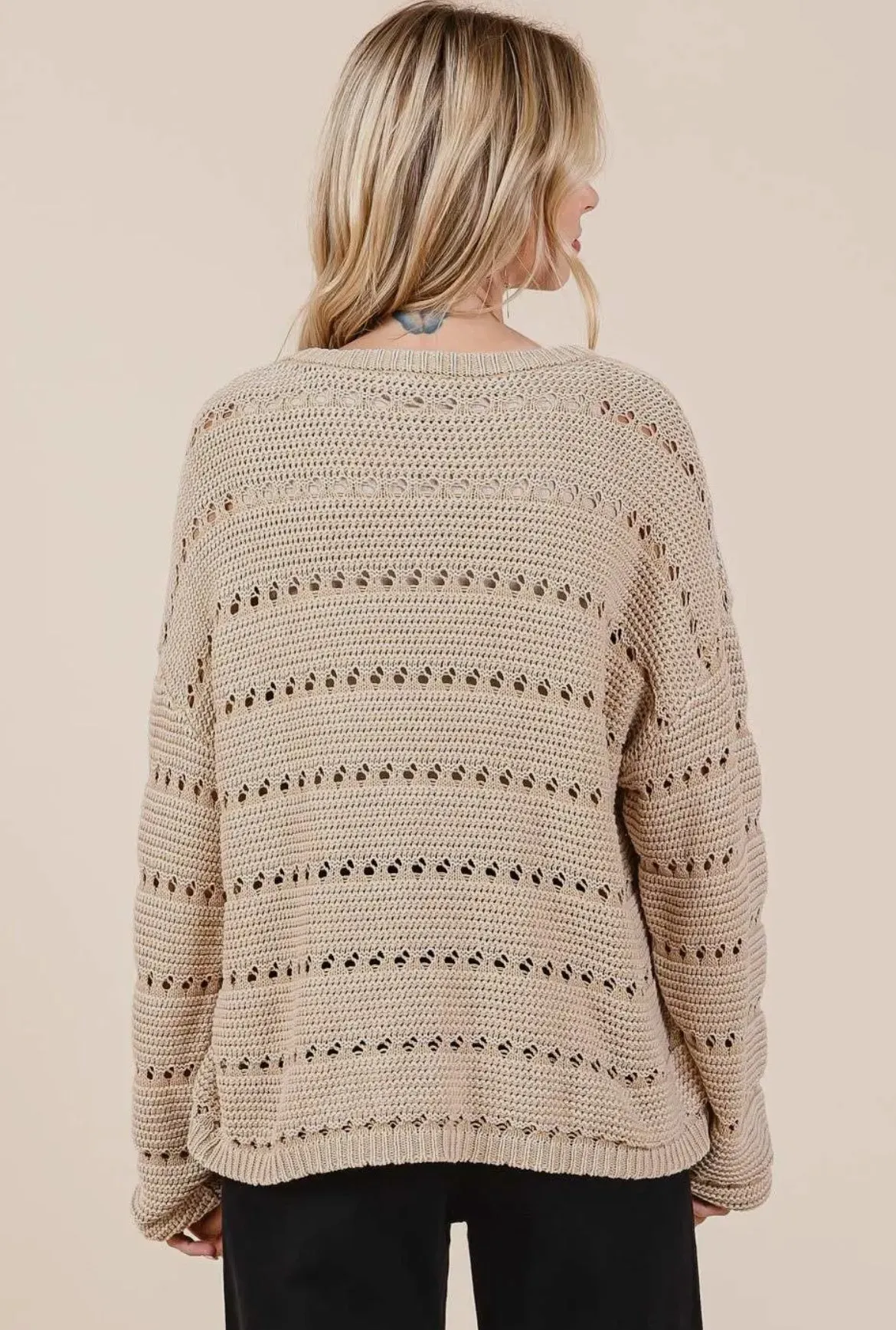 Oatmeal Mineral Wash Sweater