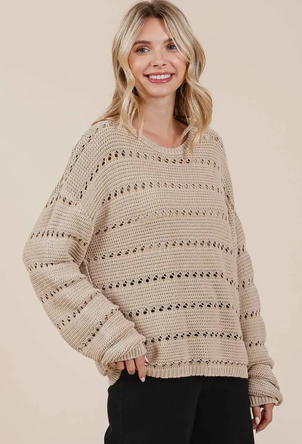 Oatmeal Mineral Wash Sweater