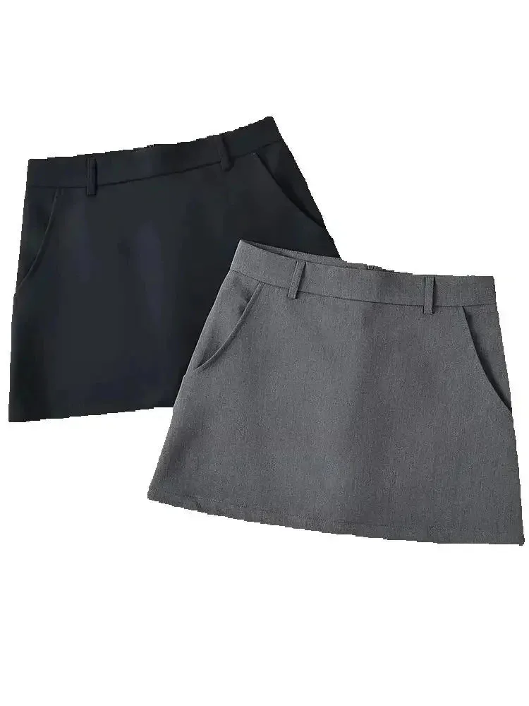 Obsidian Phoenix A-Line Mini Skirt