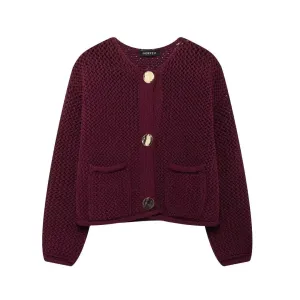 Obsidian Phoenix Women’s Knitted Cardigan