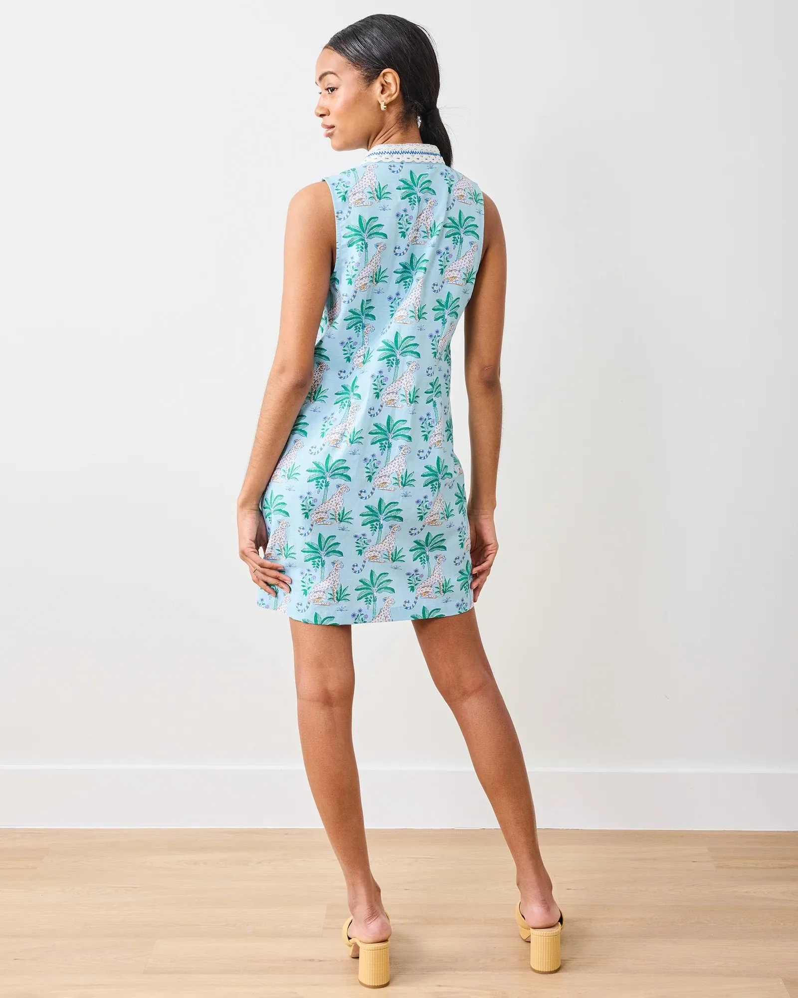 Ocean Shift Leopard Mirage Dress