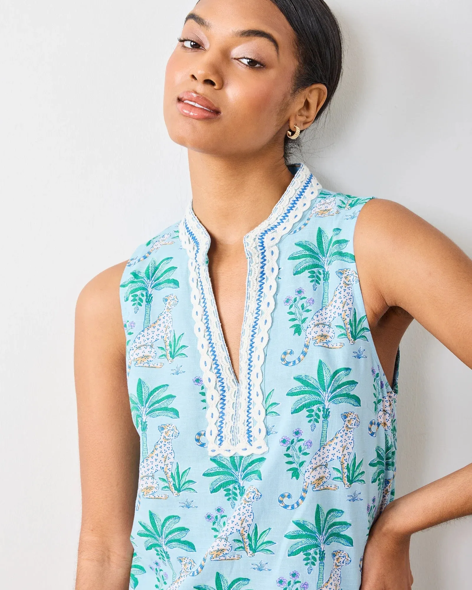 Ocean Shift Leopard Mirage Dress