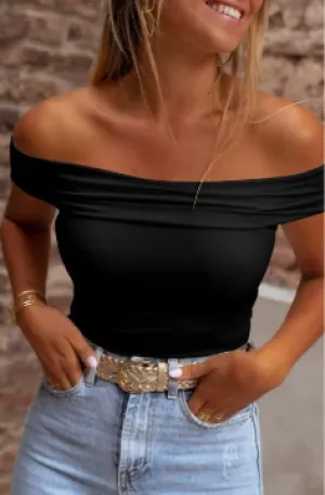 Off-Shoulder Elegance Top