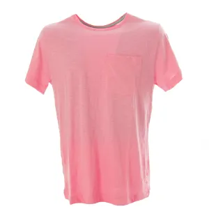 OLASUL Men's Pink Caracol Short Sleeve T-Shirt $60 NEW