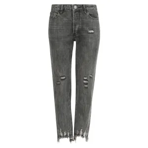 One Teaspoon Dark Gray Cotton Women's Jean