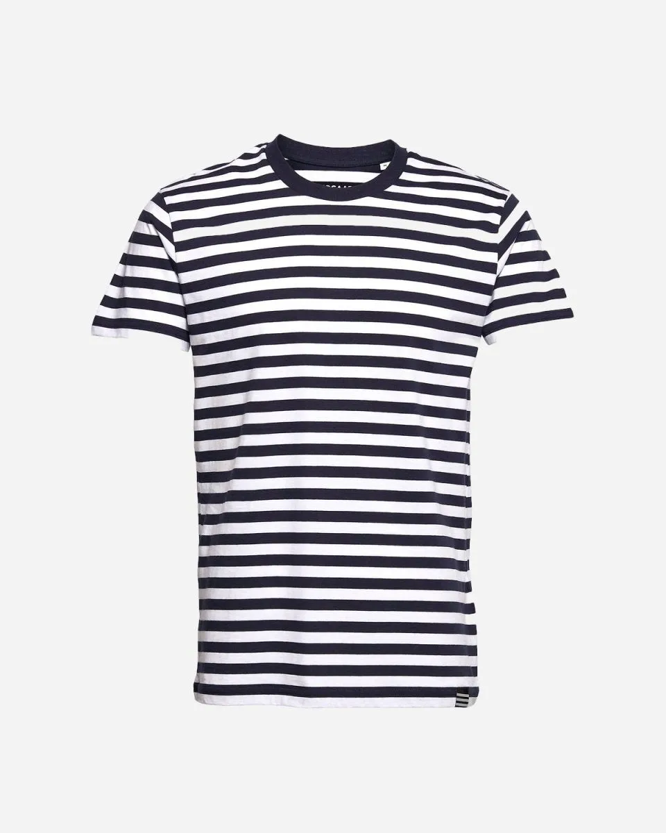 Organic Midi Thorlino Tee - Navy/White
