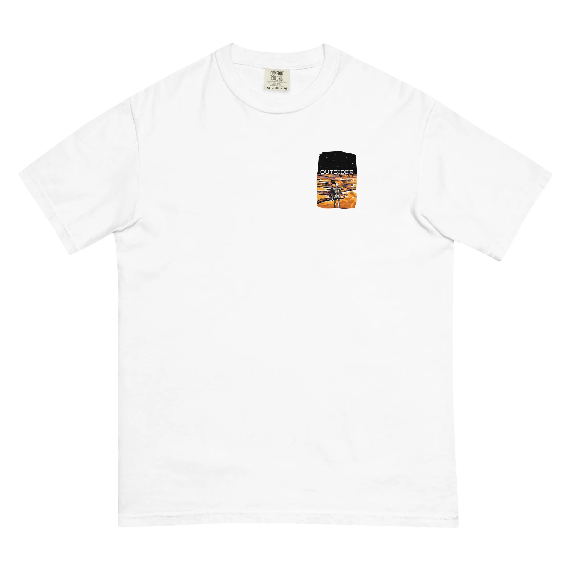 OUTSIDER Front & Back Print Comfort Colors Tee