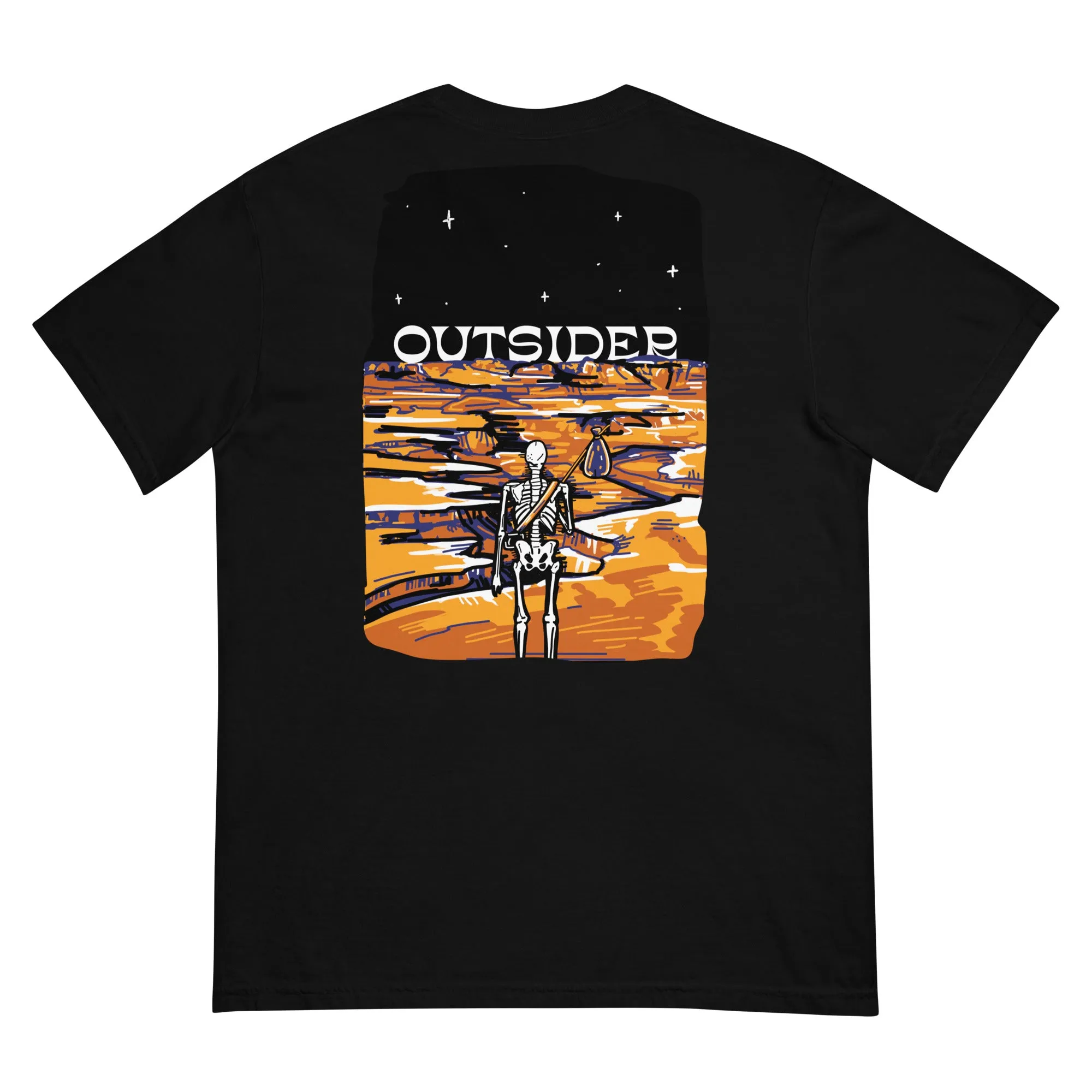 OUTSIDER Front & Back Print Comfort Colors Tee