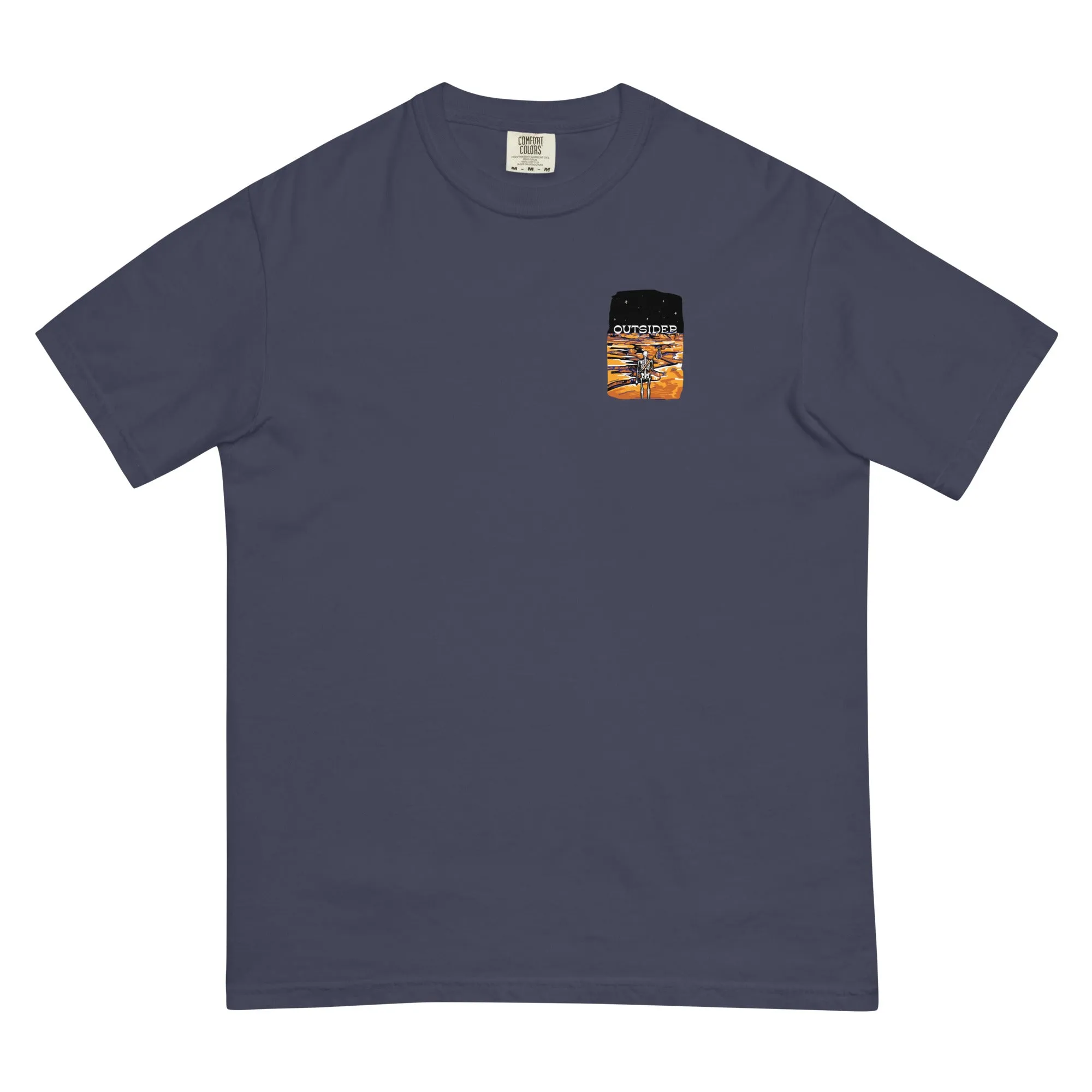 OUTSIDER Front & Back Print Comfort Colors Tee