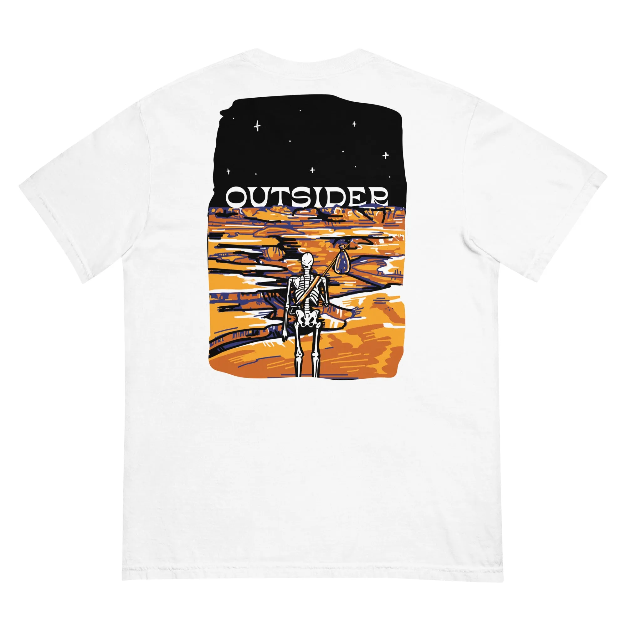 OUTSIDER Front & Back Print Comfort Colors Tee
